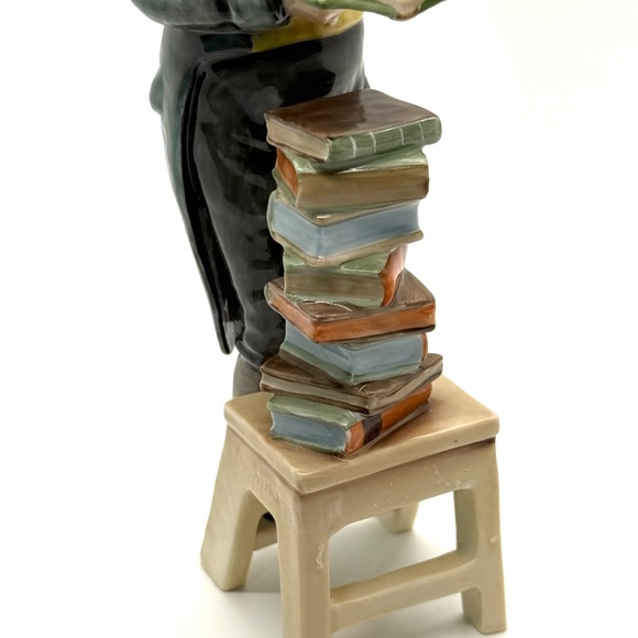 AK Kaiser Porcelain Figurine The Librarian or Bookworm 448 G Bochmann Germany 8" - Picture 10 of 11